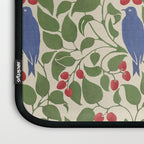 Vintage Blue Birds And Cherries Laptop Sleeve Gallery Image 3