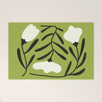 Mid-Century Alba Flowers  Welcome Mat Gallery Image 1