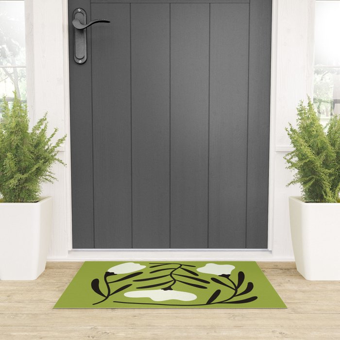 Mid-Century Alba Flowers  Welcome Mat Gallery Image 3