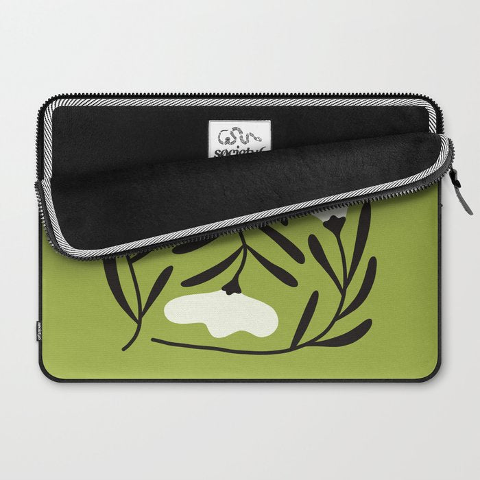 Mid-Century Alba Flowers  Laptop Sleeve Gallery Image 2