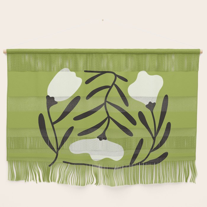Mid-Century Alba Flowers  Wall Hanging Gallery Image 1