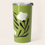 Mid-Century Alba Flowers  Travel Mug Gallery Image 2