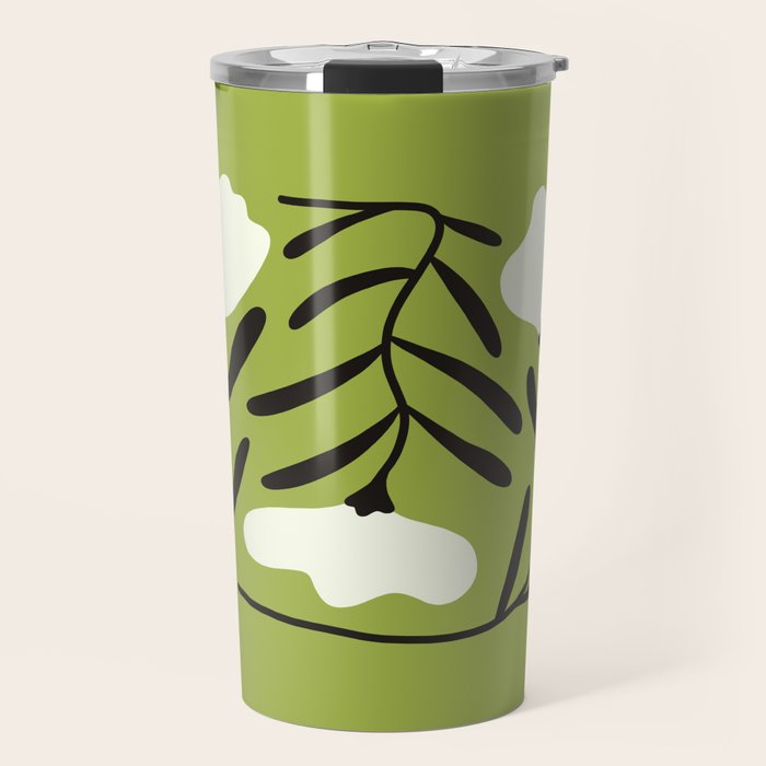 Mid-Century Alba Flowers  Travel Mug Gallery Image 1