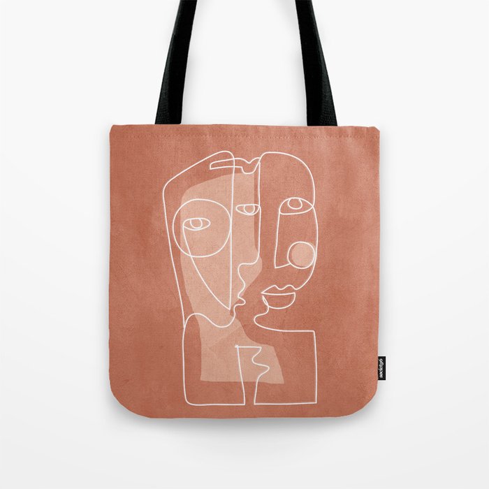Faces 01 Tote Bag Gallery Image 1