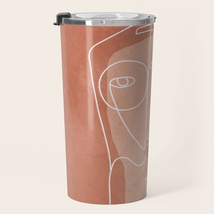 Faces 01 Travel Mug Gallery Image 3