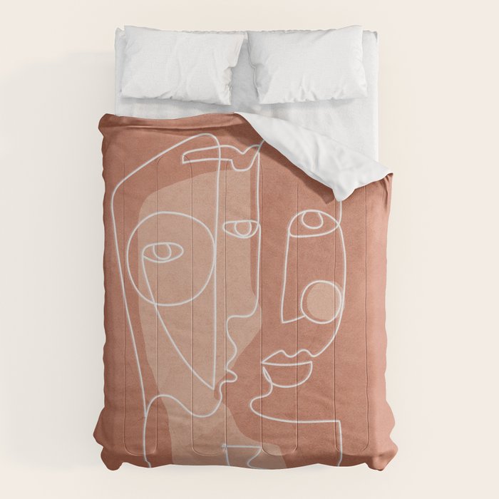 Faces 01 Comforter Gallery Image 6