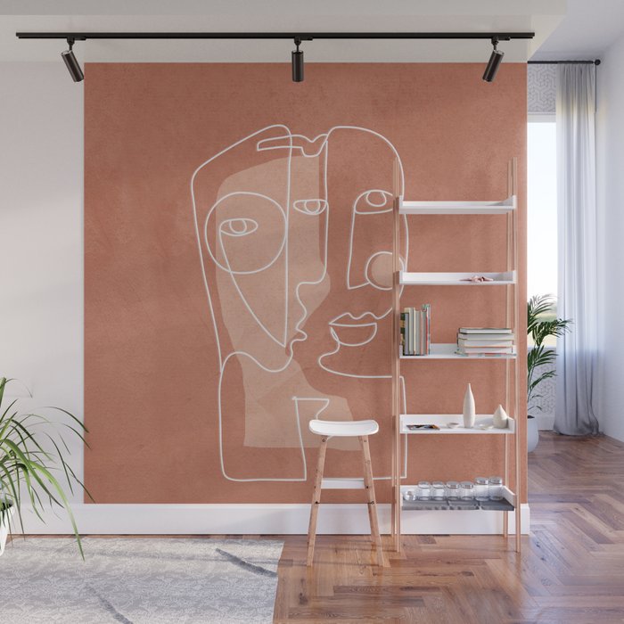 Faces 01 Wall Mural Gallery Image 1