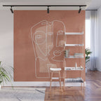 Faces 01 Wall Mural Gallery Image 1