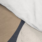 Gray Beige Flower Burst Petals Comforter Gallery Image 4