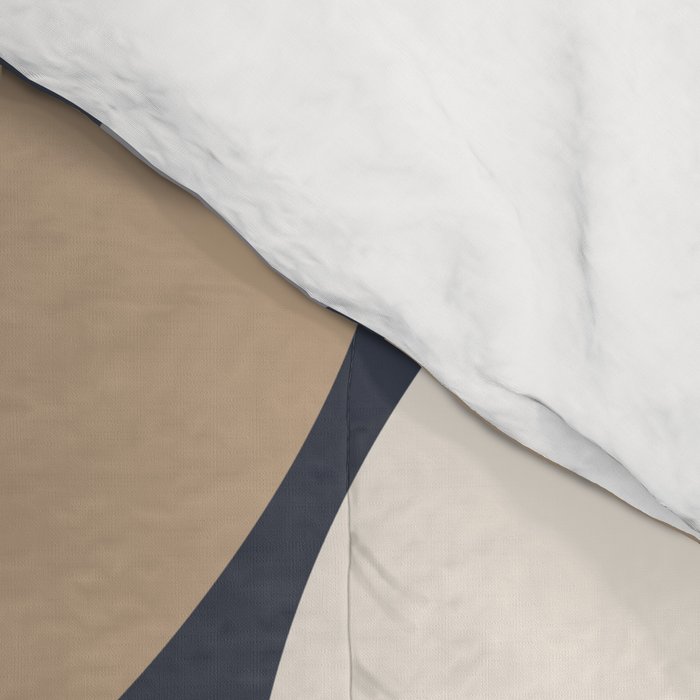 Gray Beige Flower Burst Petals Comforter Gallery Image 4