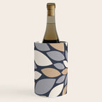 Gray Beige Flower Burst Petals Wine Chiller Gallery Image 2