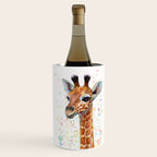 Giraffe Baby Watercolor Wine Chiller Gallery Image 3