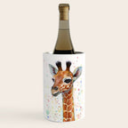 Giraffe Baby Watercolor Wine Chiller Gallery Image 2