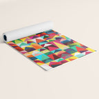 Abstract Geometric Mountains Yoga Mat Gallery Image 2