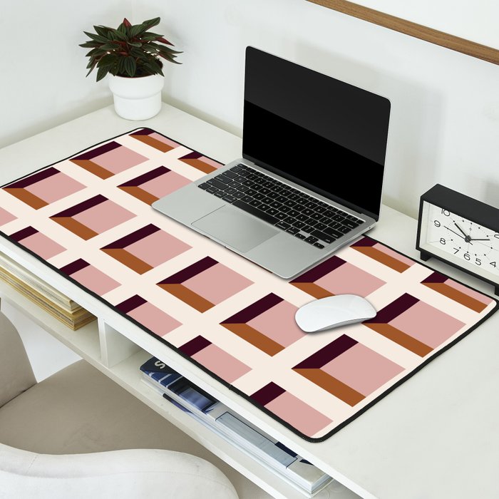 Minimalist 3D Pattern XX Desk Mat Gallery Image 2