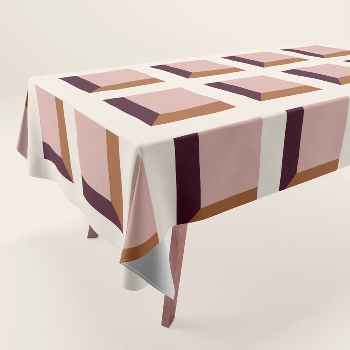 Minimalist 3D Pattern XX Tablecloth Gallery Image 1