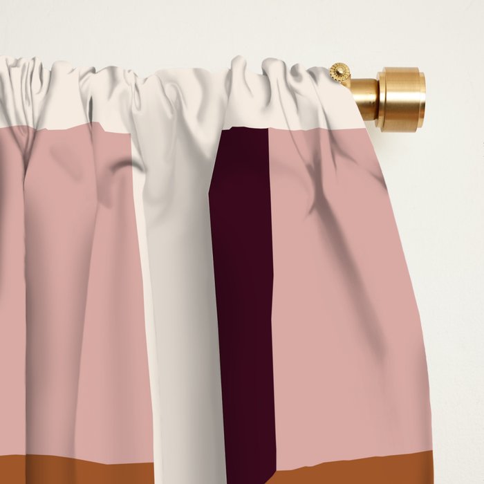 Minimalist 3D Pattern XX Window Curtain Gallery Image 2