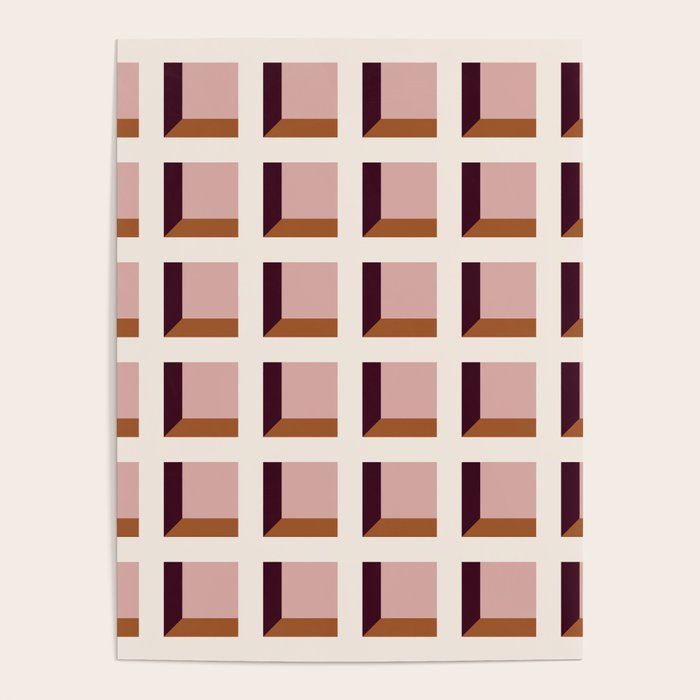 Minimalist 3D Pattern XX Poster Gallery Image 1