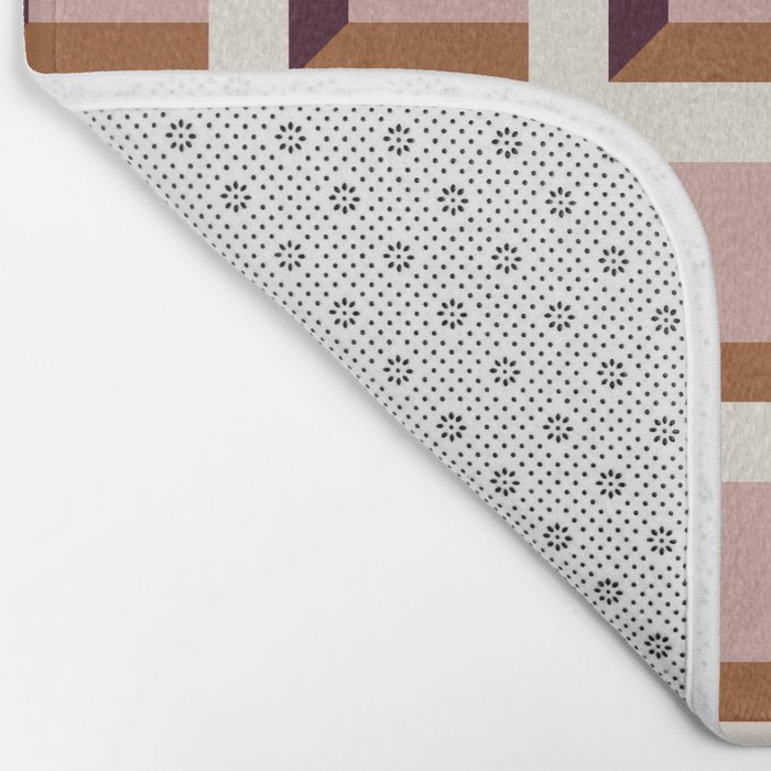 Minimalist 3D Pattern XX Bath Mat Gallery Image 2
