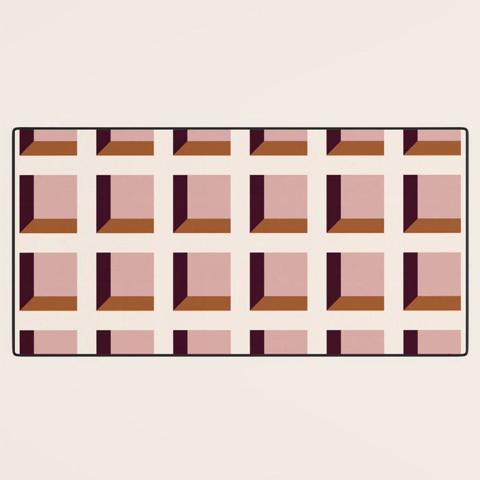 Minimalist 3D Pattern XX Desk Mat Gallery Image 3
