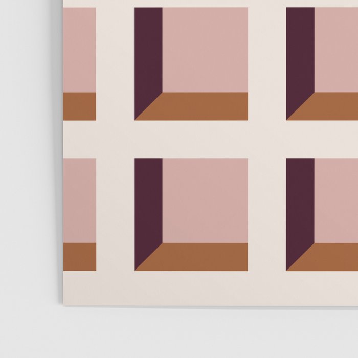 Minimalist 3D Pattern XX Poster Gallery Image 3