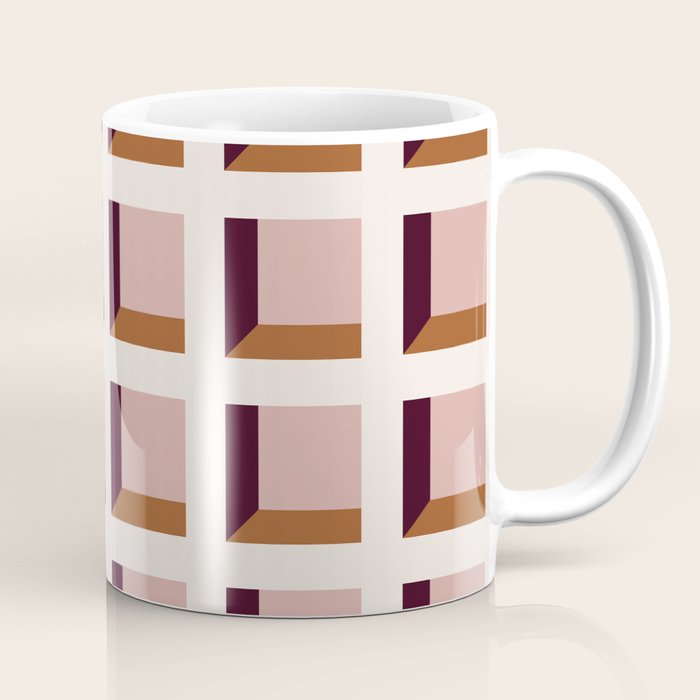 Minimalist 3D Pattern XX Coffee Mug Gallery Image 1