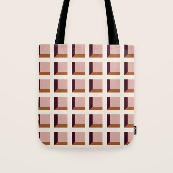 Minimalist 3D Pattern XX Tote Bag Gallery Image 1