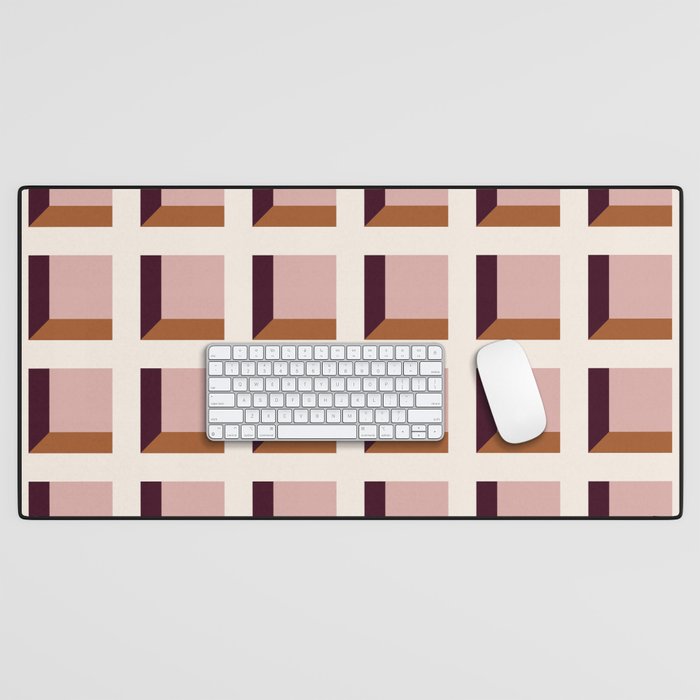Minimalist 3D Pattern XX Desk Mat Gallery Image 1
