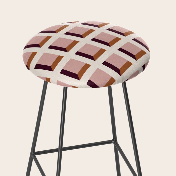 Minimalist 3D Pattern XX Stool Gallery Image 2