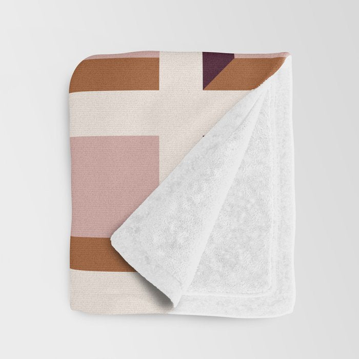 Minimalist 3D Pattern XX Throw Blanket Gallery Image 3