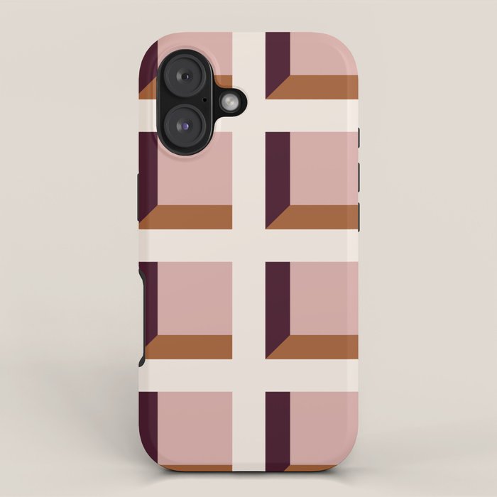 Minimalist 3D Pattern XX iPhone Case Gallery Image 1