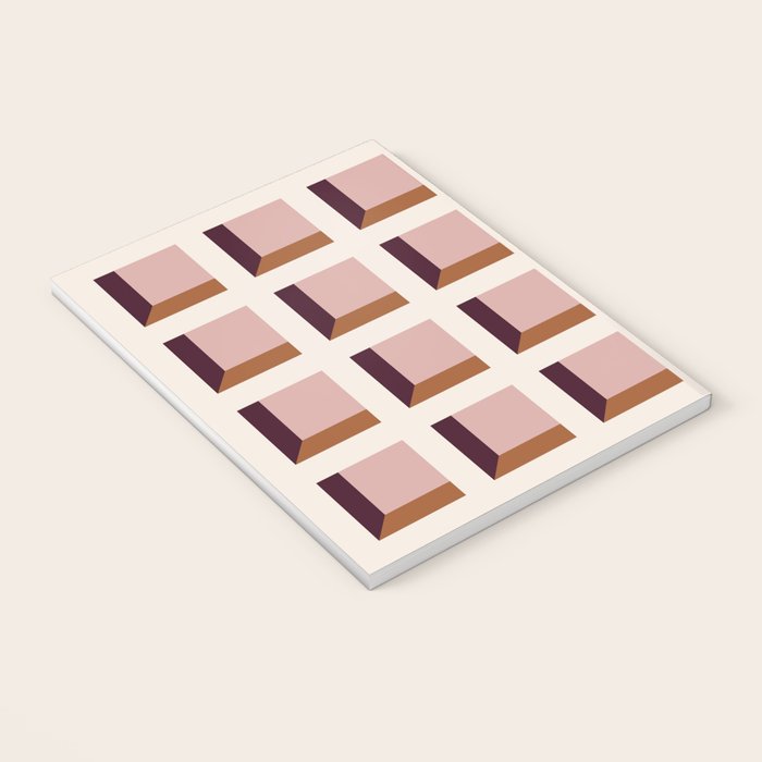 Minimalist 3D Pattern XX Notebook Gallery Image 3