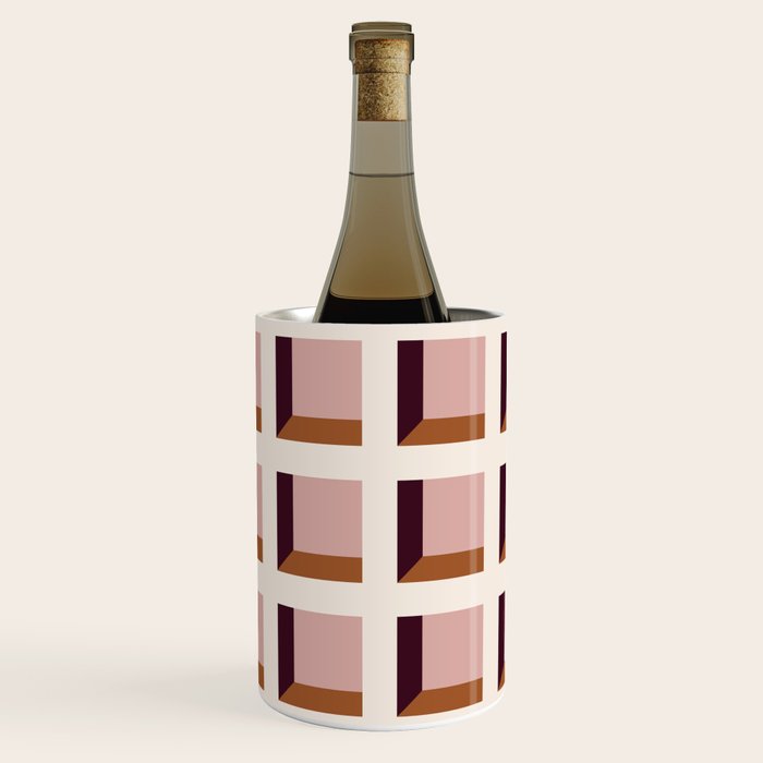 Minimalist 3D Pattern XX Wine Chiller Gallery Image 1