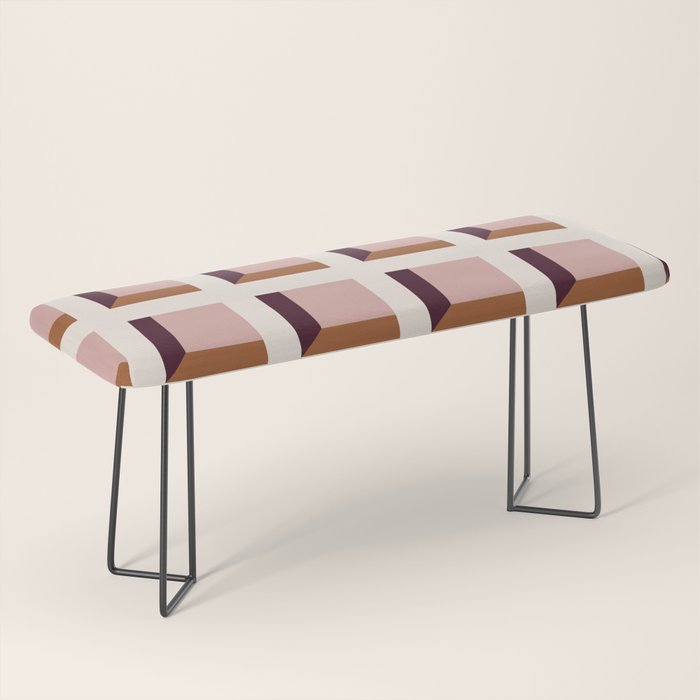Minimalist 3D Pattern XX Bench Gallery Image 1