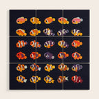 Anemone fish Wood Wall Art Gallery Image 1