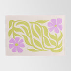 Lilac & Lime: Les Fleurs | Flower Market Color Series 02 Rug Gallery Image 2