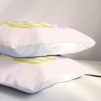 Lilac & Lime: Les Fleurs | Flower Market Color Series 02 Pillow Sham Gallery Image 3