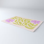 Lilac & Lime: Les Fleurs | Flower Market Color Series 02 Rug Gallery Image 3