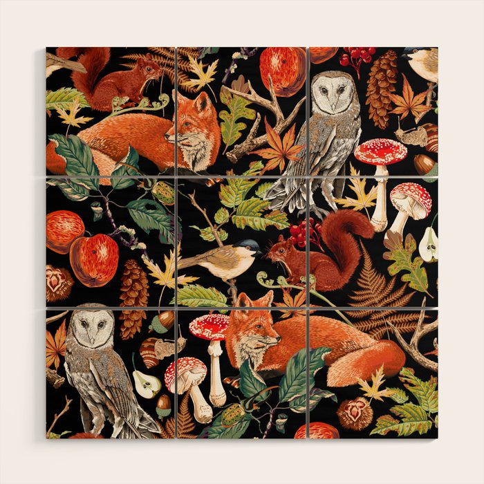 AUTUMN WOODLAND Wood Wall Art Gallery Image 1