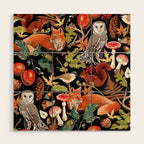 AUTUMN WOODLAND Wood Wall Art Gallery Image 1