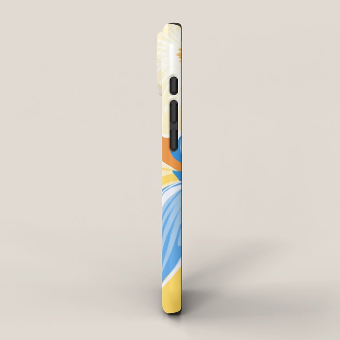 Bright Lemon Floral - Botanical Painting iPhone Case Gallery Image 2