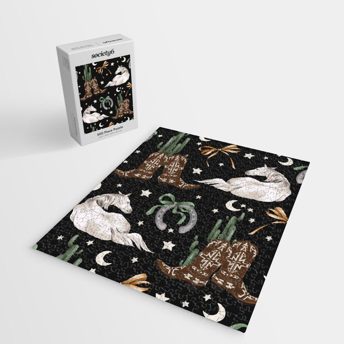 Cowboy Dreams Delight Jigsaw Puzzle Gallery Image 2