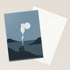 Cat Landscape 45 Stationery Card Gallery Image 2