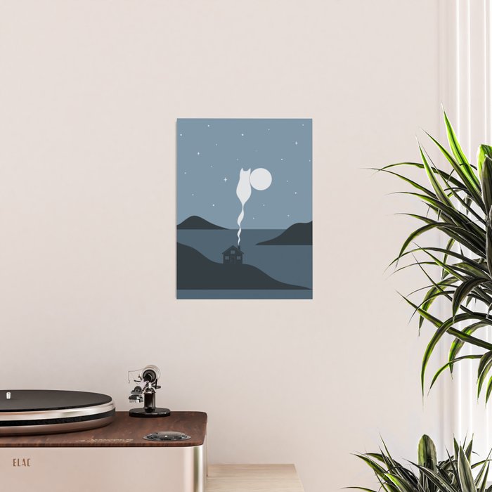 Cat Landscape 45 Poster Gallery Image 2