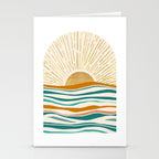 Golden Sunset Stationery Card Gallery Image 2