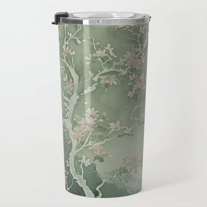Sage Cherry Travel Mug Gallery Image 3