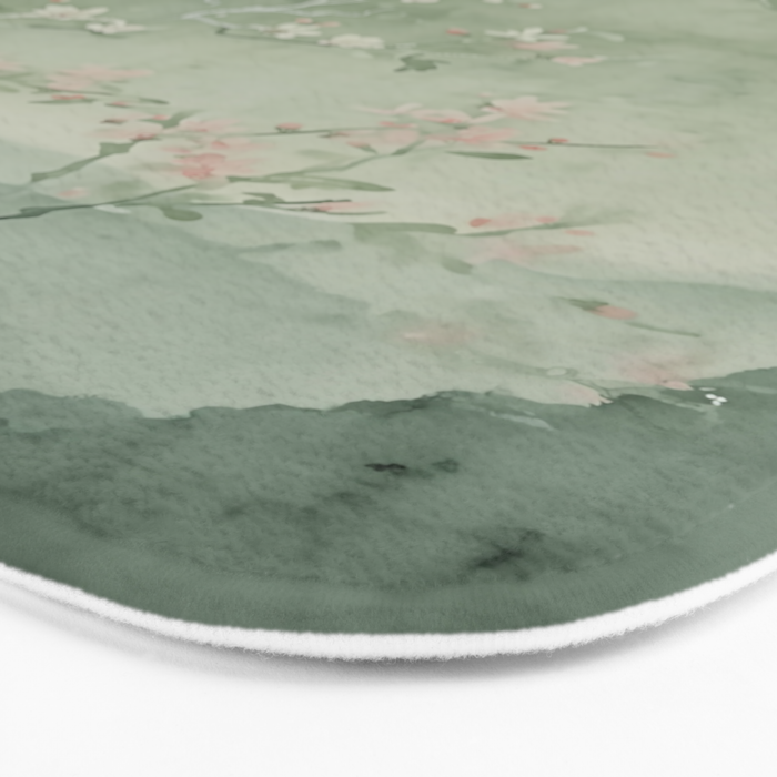 Sage Cherry Bath Mat Gallery Image 3