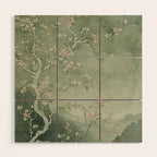 Sage Cherry Wood Wall Art Gallery Image 1
