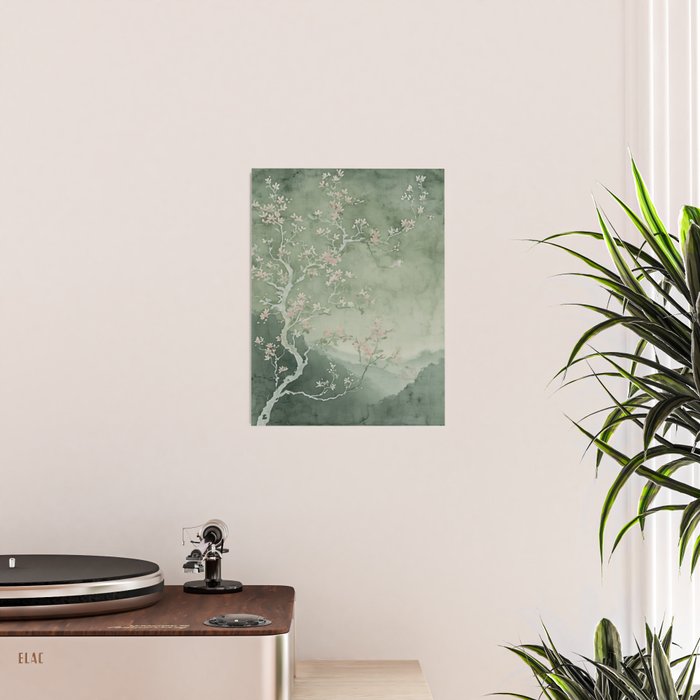 Sage Cherry Poster Gallery Image 2