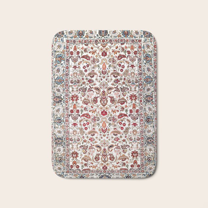 Qum Central Persian Rug Print Bath Mat Gallery Image 1